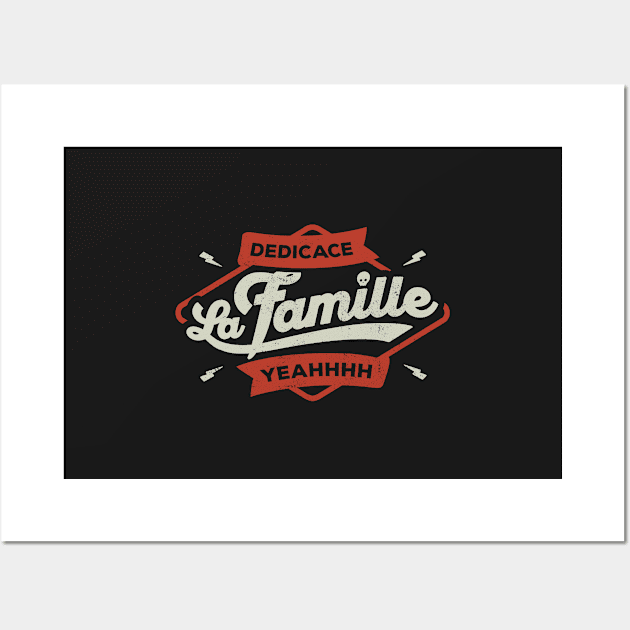 DEDICACE LA FAMILLE V1 Wall Art by snevi